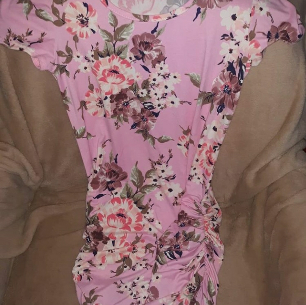 Floral fitted dress